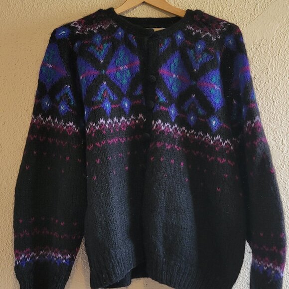 Vintage L.L Bean Mohair Sweater 70% Wool - Picture 1 of 2